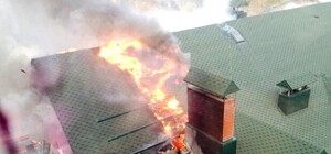 На Исполкомовской горело офисное здание