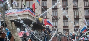 История повторяется: в Донецке захватили здание облстата