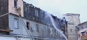 Видео масштабного пожара в Судаке