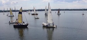 Посмотри: запорожская регата с высоты птичьего полета