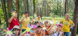 Гуманитарный штаб посетил детский лагерь в Святогорске