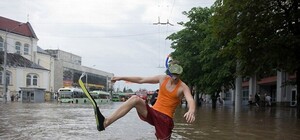 Водный мир в Днепре: как улицы города превращаются в реки