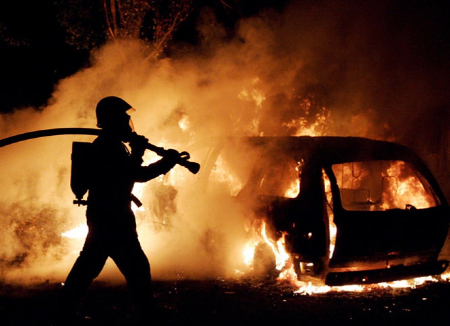 Новость - События - Беспредел в Днепре: украденную машину нашли сгоревшей дотла