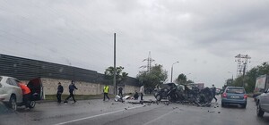 Смотри: появилось видео жуткой аварии на Набережной Заводской