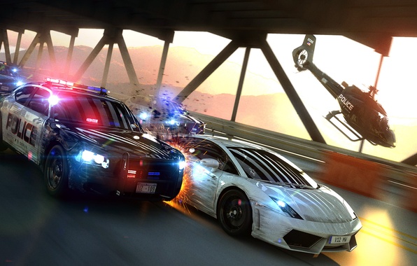Кадр из игры  NFS: Most Wanted