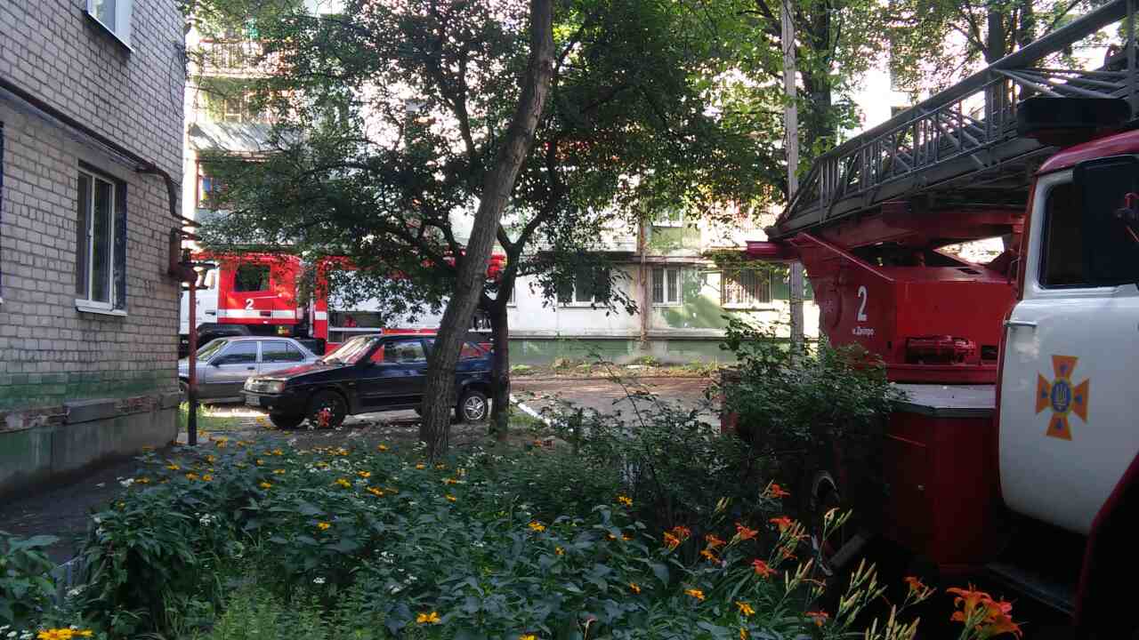 Новость - События - Пожар в Днепре: двое детей в больнице