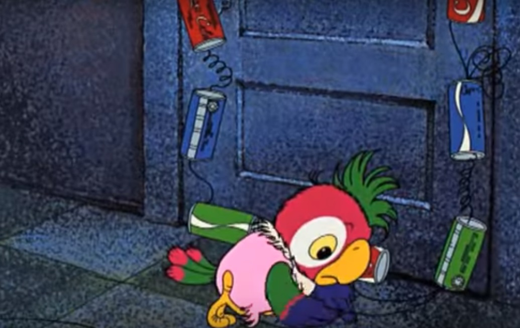 Кадр из мультфильма "Попугай Кеша"