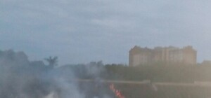 Жбурляли каміння, піротехніку: поліція зупинила матч 