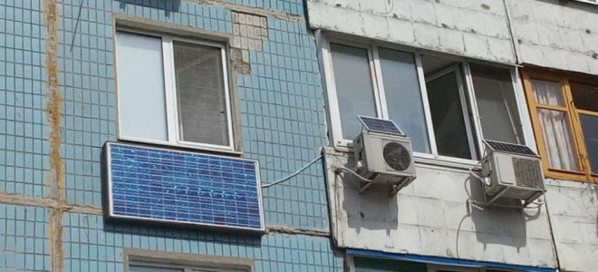 Новость - Коммуналка - Лайфхак от днепрян: жители Покровского установили на 9-этажке солнечные батареи