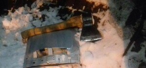 З сокирою на термінал: львівського злочинця виказали сліди на снігу