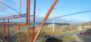 Видеофакт: сбитая в Крыму корова оказалась крепче металла