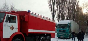 Пробка: на Хмельницкого застряли сразу 7 фур