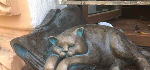 Город хвостатых: в Одессе увековечили кота Жванецкого