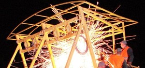 Коммунальщики ночью демонтировали троллей над Днепром