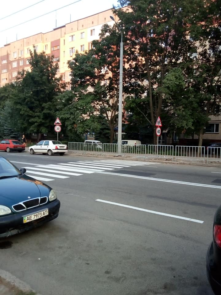 Пешеходный переход на Соколе. фото: fb Андрей Ганжа