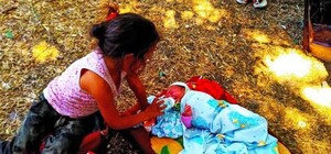 Роды на Трассе здоровья: в одесском парке живет женщина с новорожденным ребенком