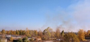 Во время стрельбы: под Харьковом загорелся военный полигон