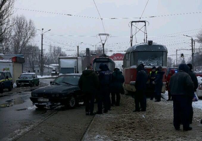 Авария на Старом мосту. фото: Tg-канал "ДТП и Пробки"