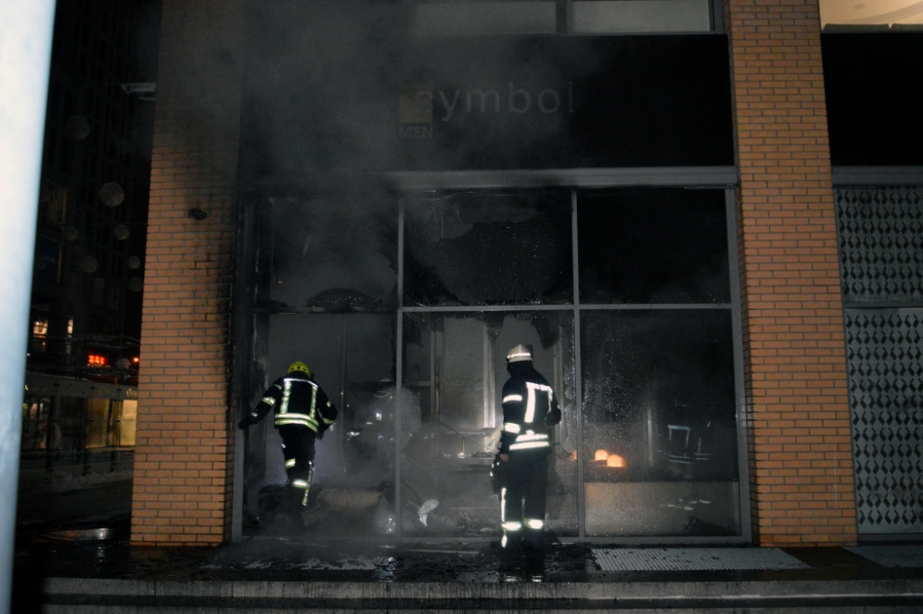 Пожар в ТДК Бофор. фото: ГСЧС