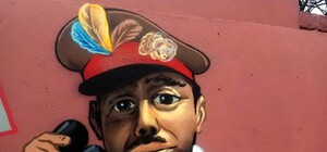 Украсили туалет: в Отраде появилось новое граффити