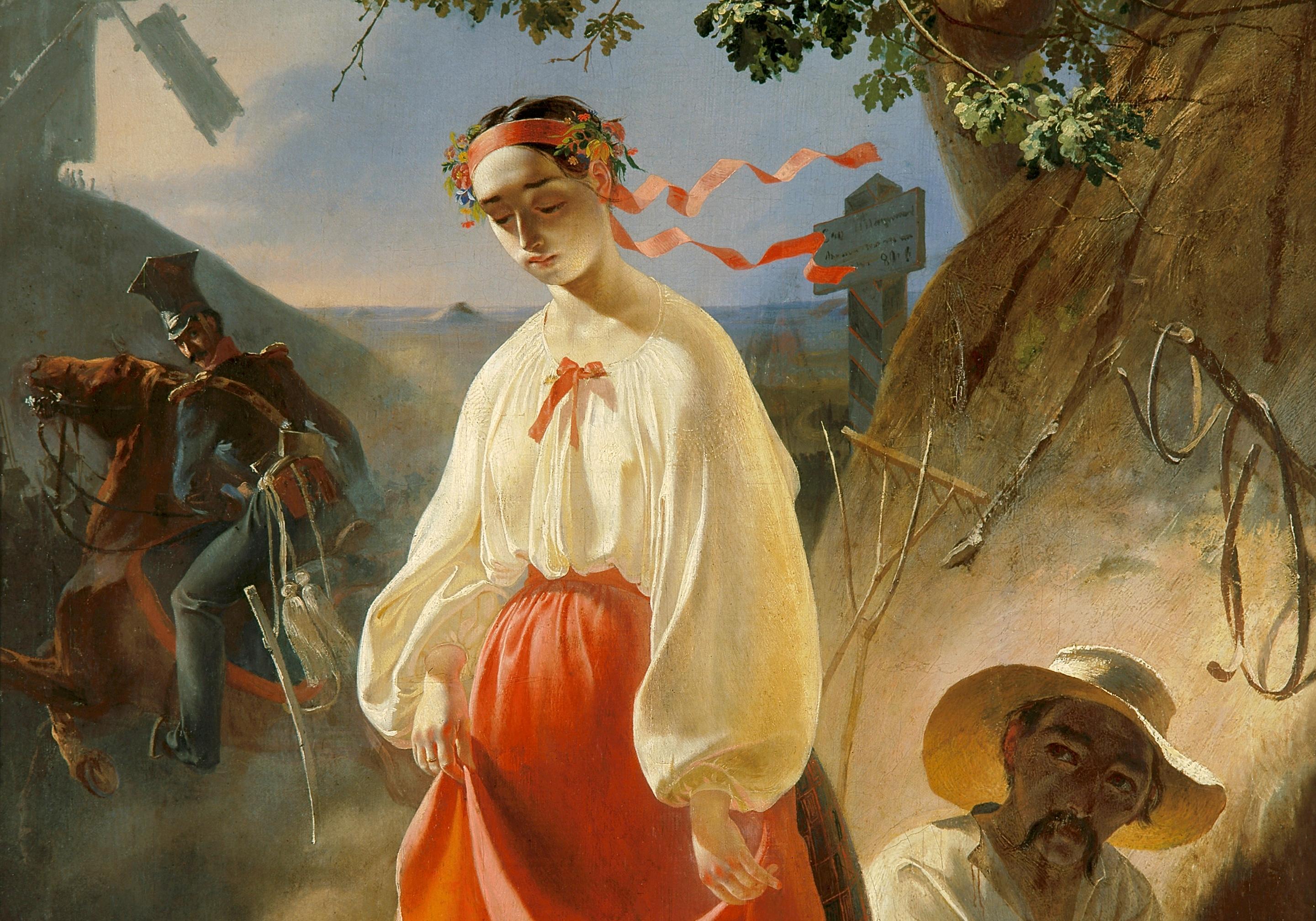 Картина Т. Шевченко "Катерина" (1842)