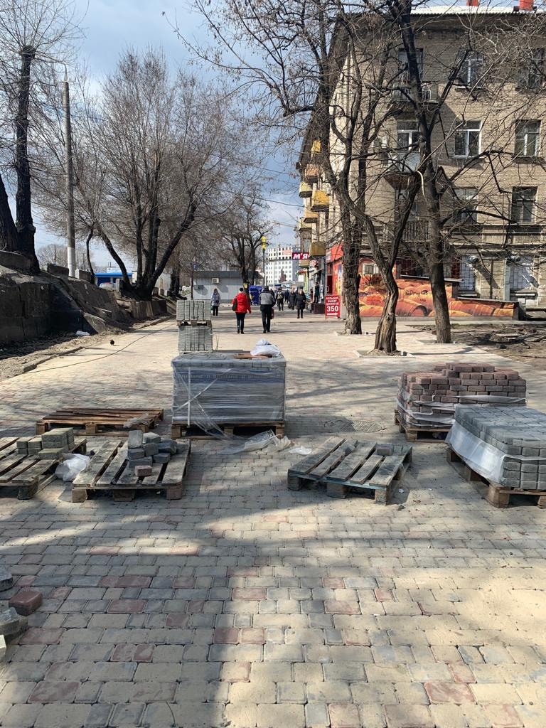 Реконструкция улицы Бердянской. фото: fb Руслан Мороз