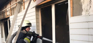 Пожар на левом берегу: погиб мужчина