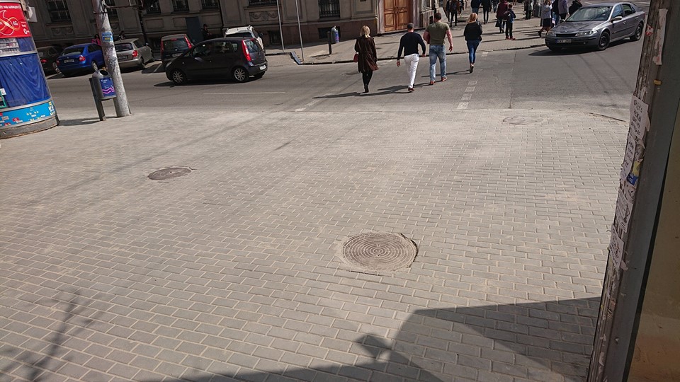 В городе ремонтируют пешеходные зоны. фото: fb Руслан Мороз