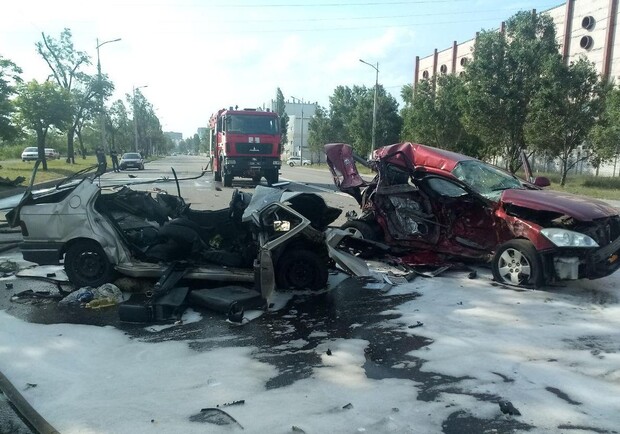 ДТП  тремя погибшими на Малиновского. Фото: Нацполиция