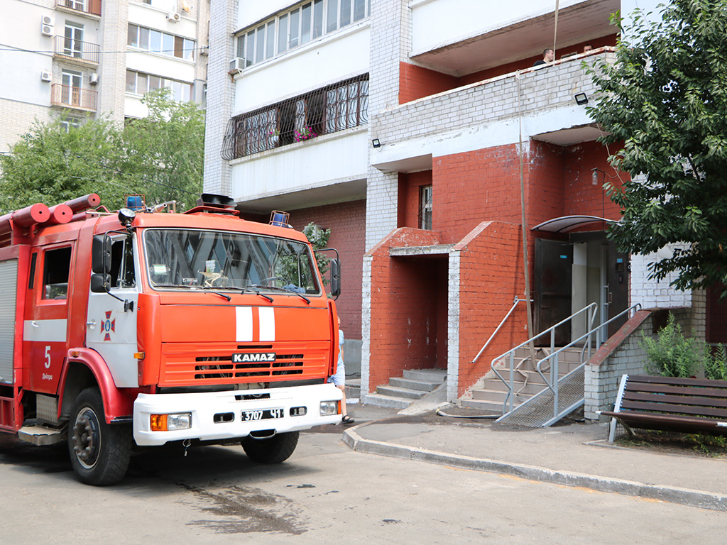 Пожар на Рабочей. фото: ГСЧС Днепропетровской области