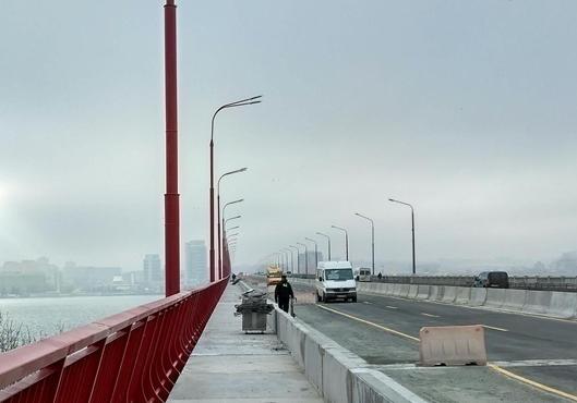 Новый мост в Днепре перекроют. фото fb Алексей Владимирович