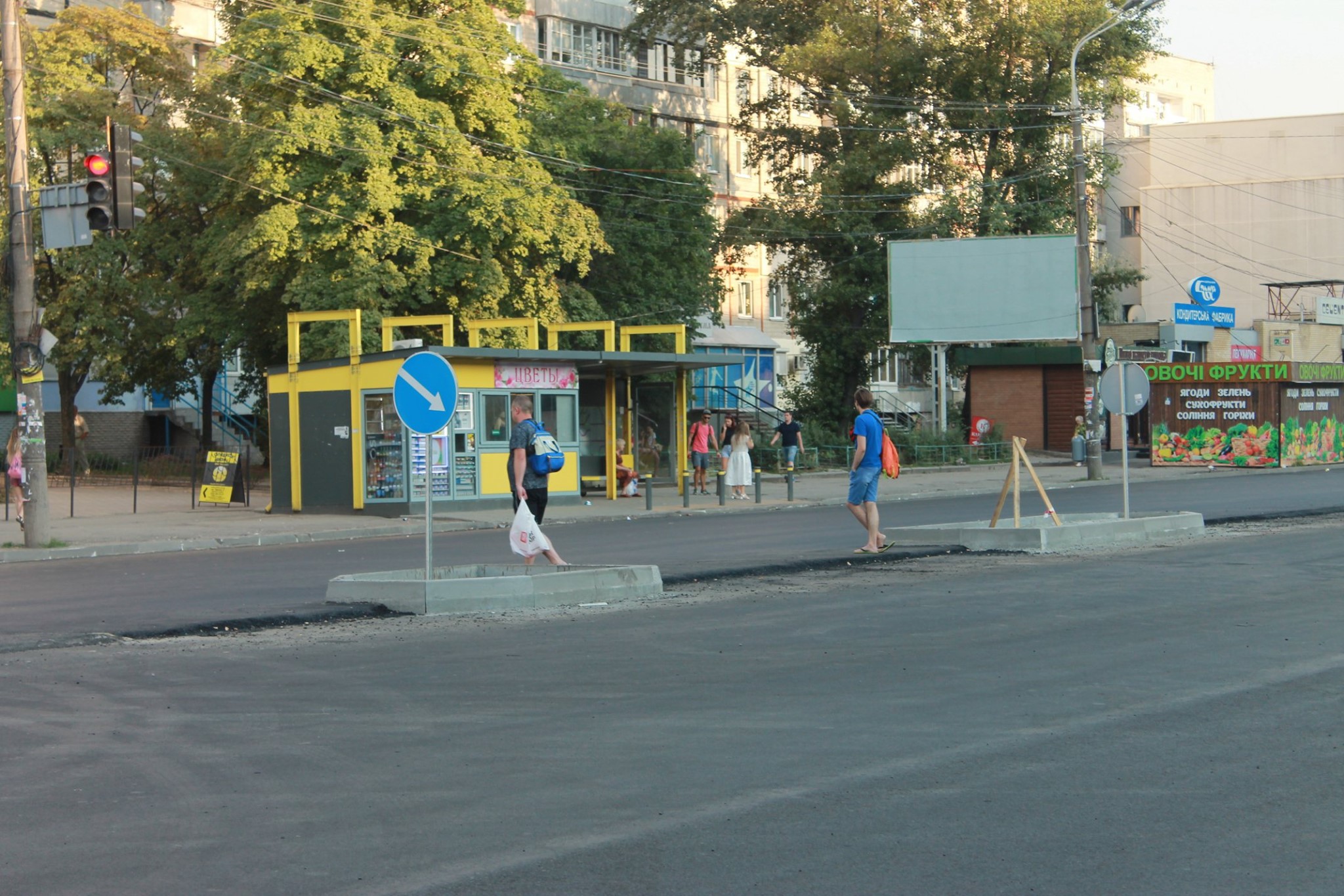 На проспекте Героев ремонт / фото: fb Urban Dnipro