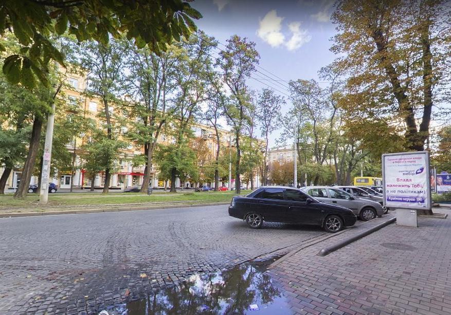 Проспект Яворницкого собираются сузить / Google Maps