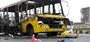 Не опять, а снова: на Лесном массиве на ходу загорелась маршрутка