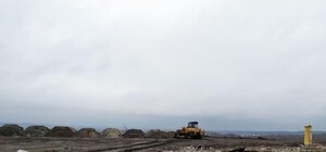 Под Полтавой Макуховскую свалку засыпают землей