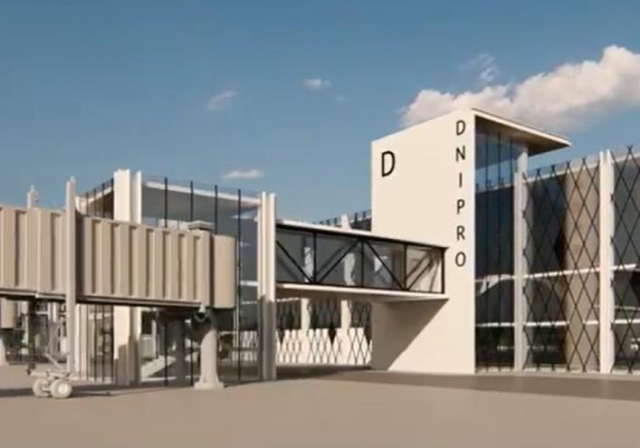Как может выглядеть новый аэропорт в Днепре / фото: Airport Consulting Vienna