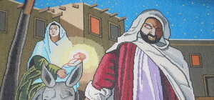 В Запорожье представлены вышитые картины на библейскую тематику