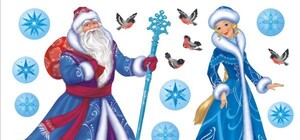 Деды Морозы поздравляют  луганчан на улицах города