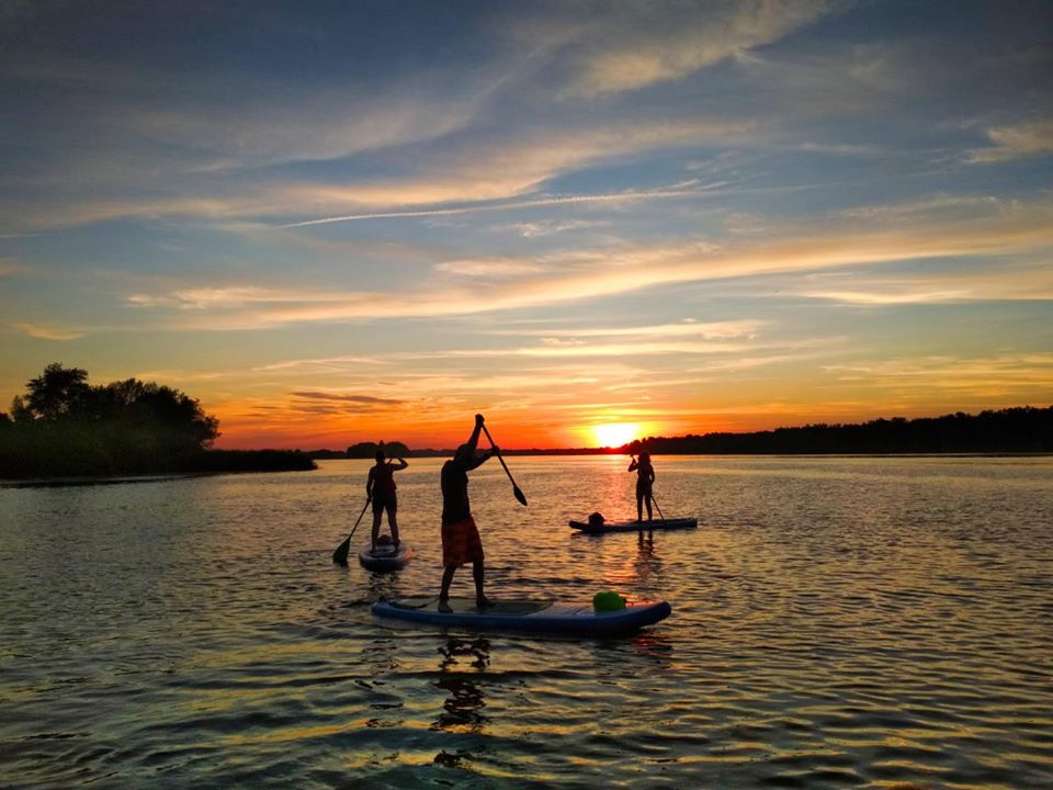 Закат на SUP-досках в Днепре - фото из афиши мероприятия