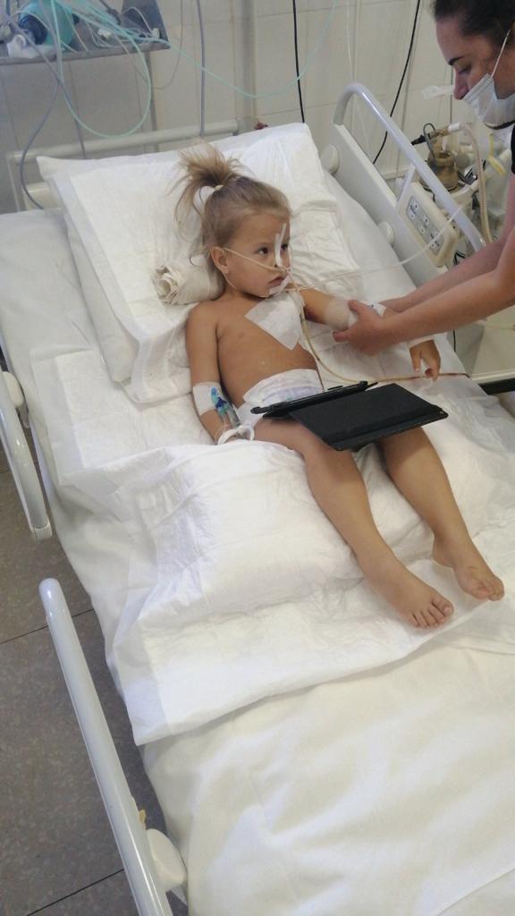 Кроха идет на поправку / фото: @fond.gerda