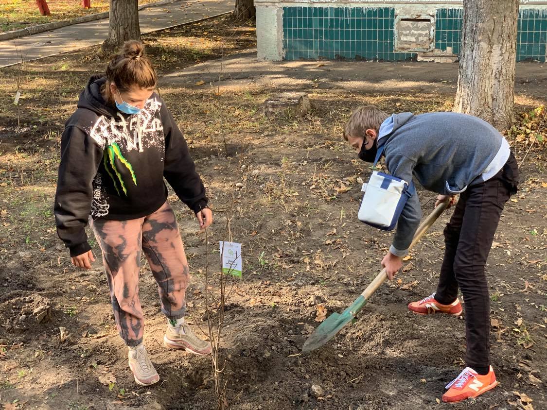 Вже 260 дерев висадили в місті на території підпорядкованих закладів департаменту соціальної політики в рамках декадника #Дніпро_квітучий фото 1