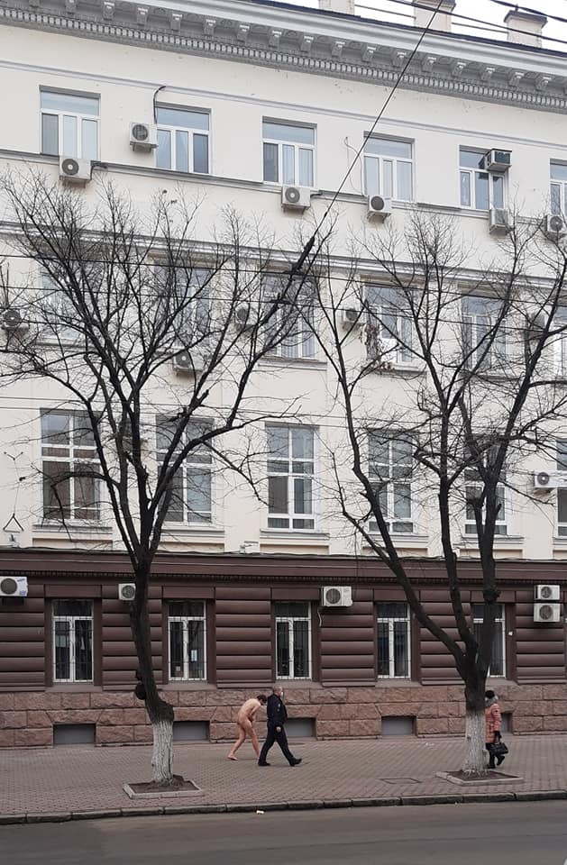 Вот такую картину наблюдали сегодня днепряне / фото: fb Дарья Андрусенко-Якотюк