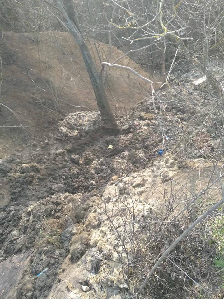 Что творится в той балке / фото: fb Татьяна Лампика