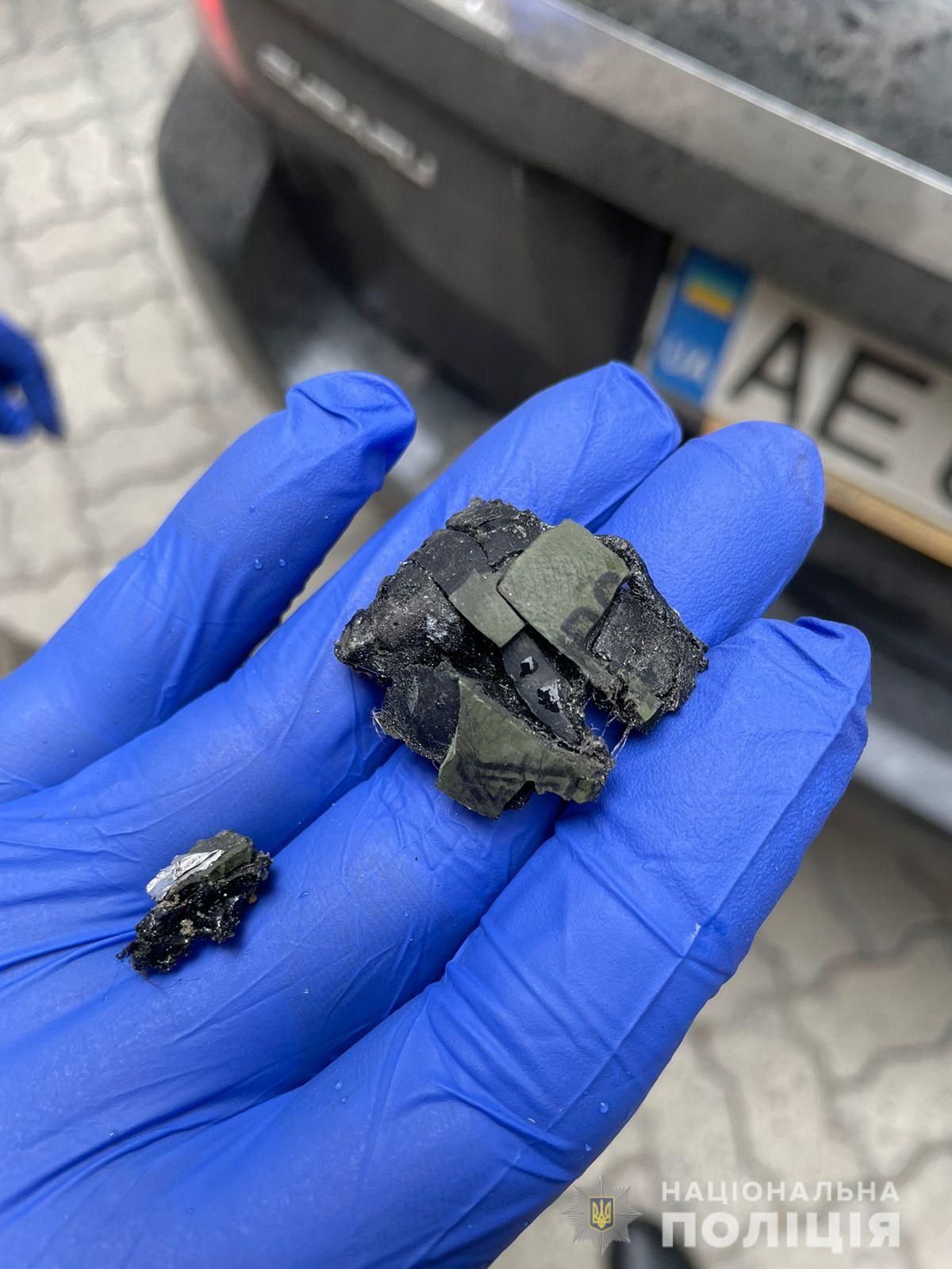 Фрагмент гранаты / фото: ГУНП Днепропетровской области