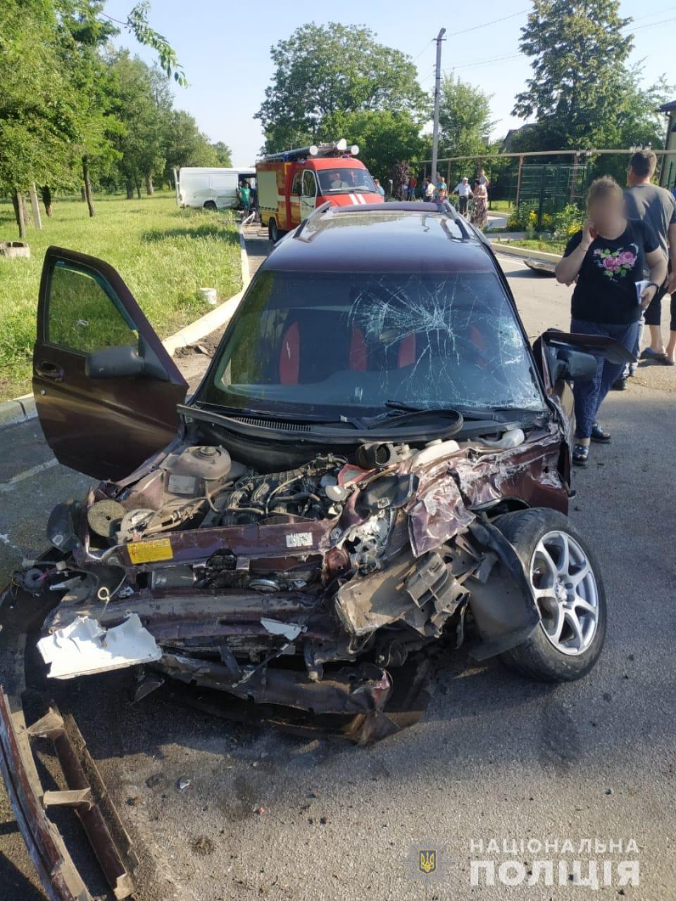 Разбитый ВАЗ / фото: ГУНП