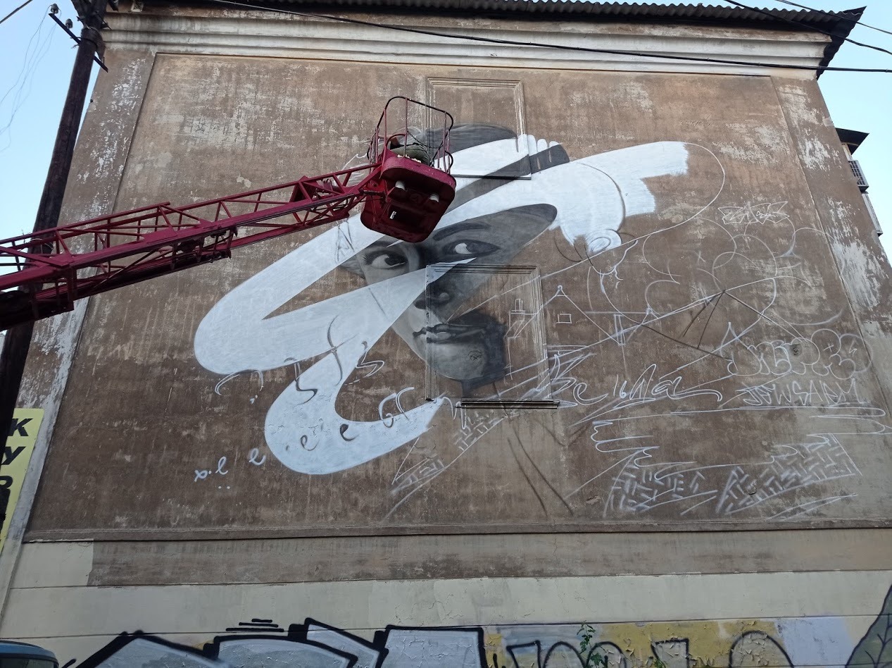 Новый мурал на Баррикадной / фото: Urban Dnipro Community