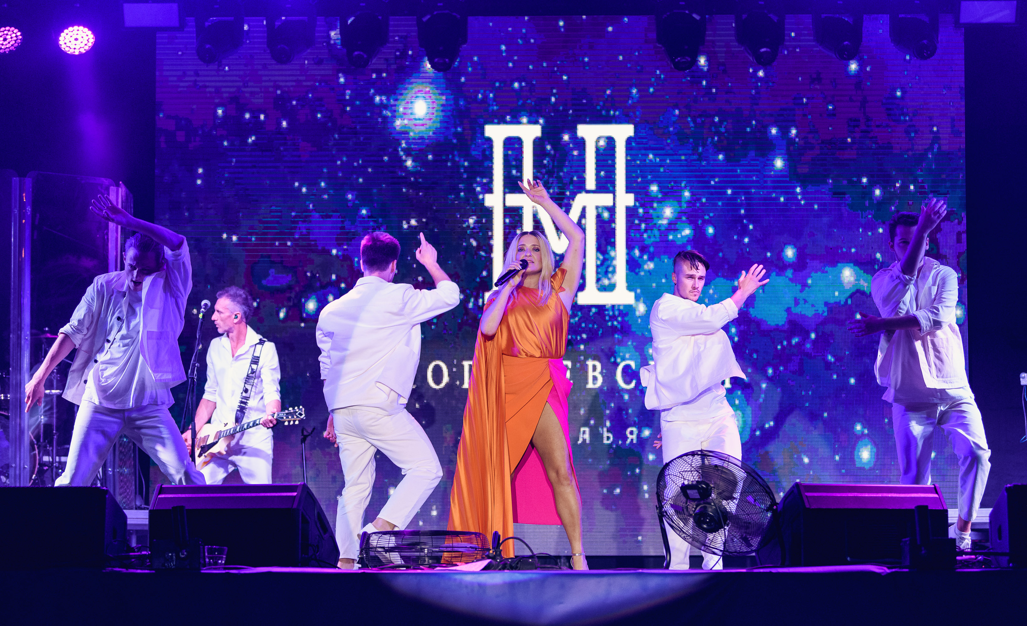 На концерте выступала Наталья Могилевская