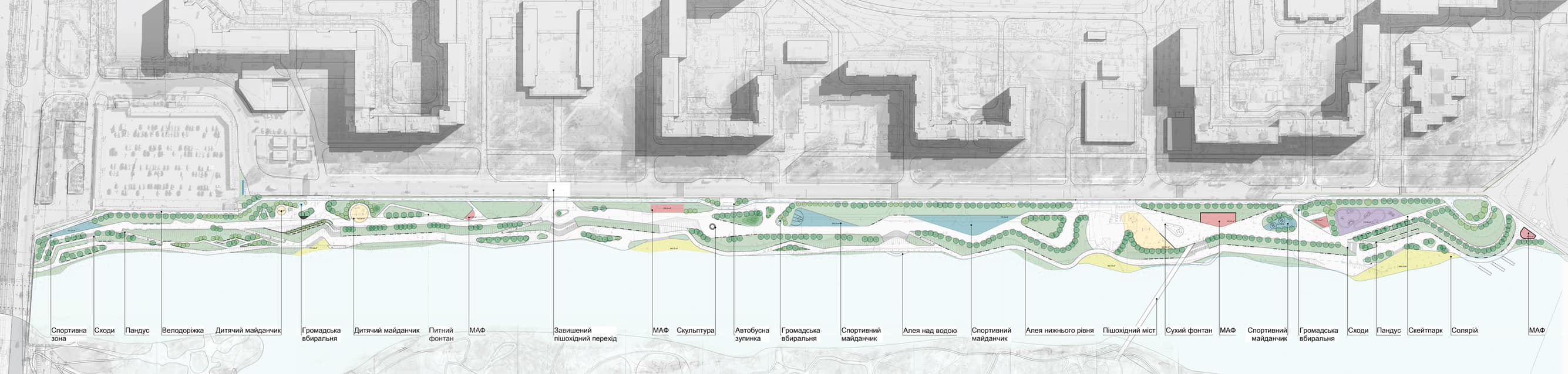 Проект реконструкции набережной на левом берегу