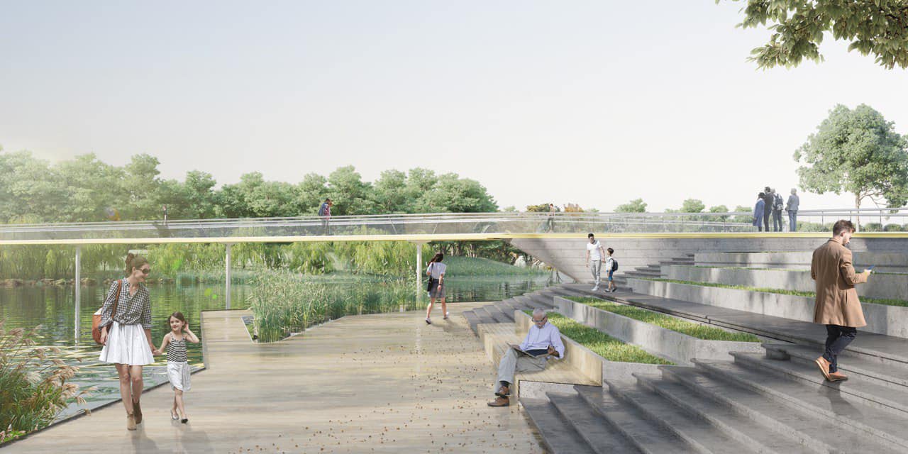 Проект реконструкции набережной на левом берегу