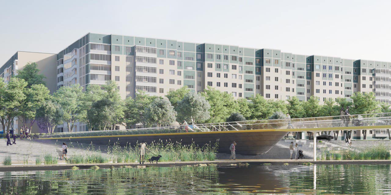 Много зон для прогулки